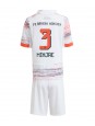 Bayern Munich Kim Min-jae #3 Replika Borta Kläder Barn 2025-26 Kortärmad (+ byxor)